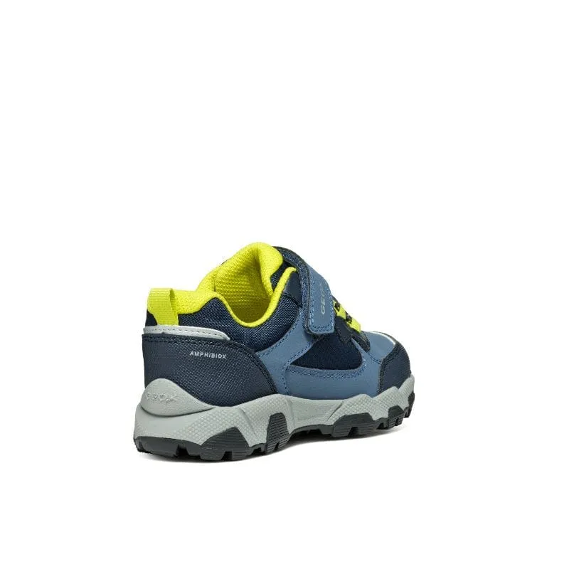 Geox Boys Junior Navy Magnetar Waterproof Shoe - J463ZB