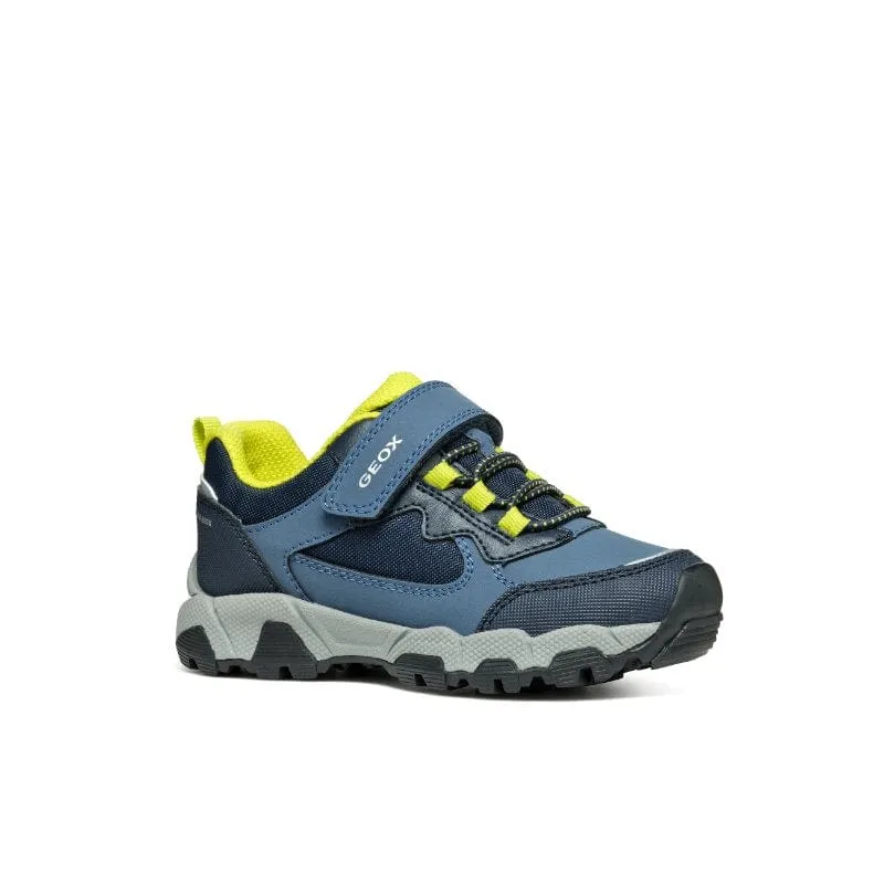 Geox Boys Junior Navy Magnetar Waterproof Shoe - J463ZB