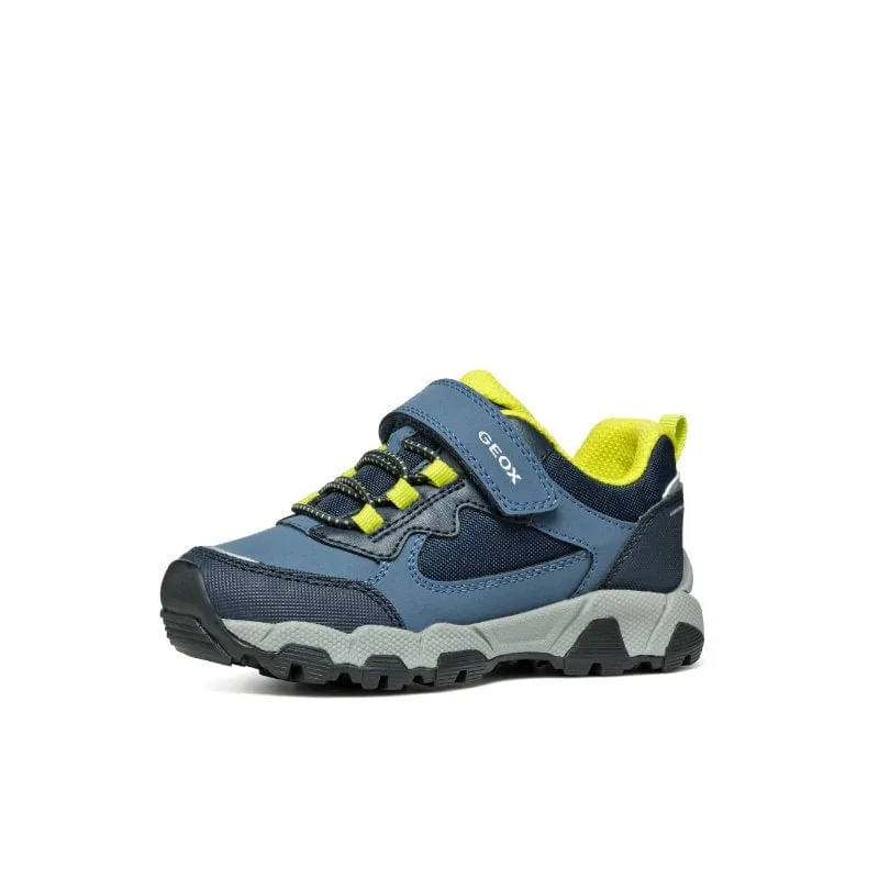 Geox Boys Junior Navy Magnetar Waterproof Shoe - J463ZB