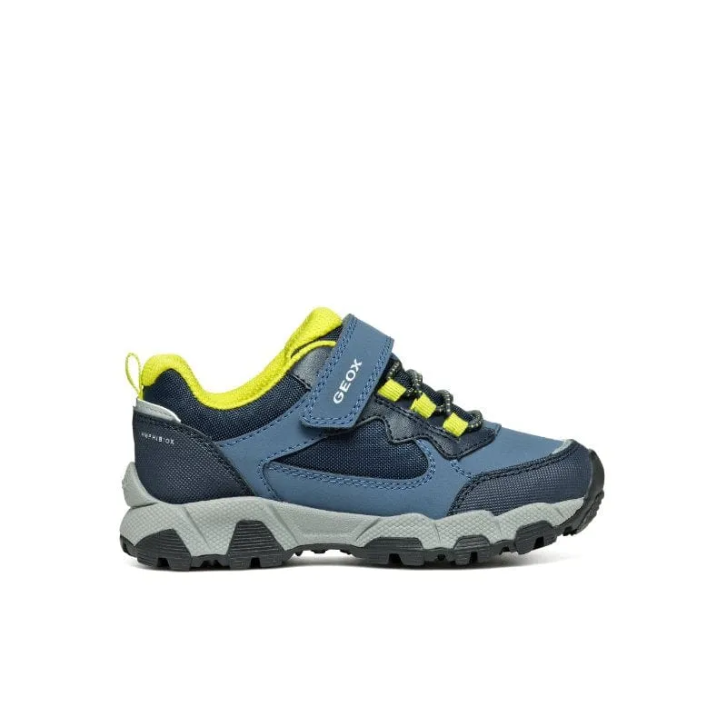 Geox Boys Junior Navy Magnetar Waterproof Shoe - J463ZB