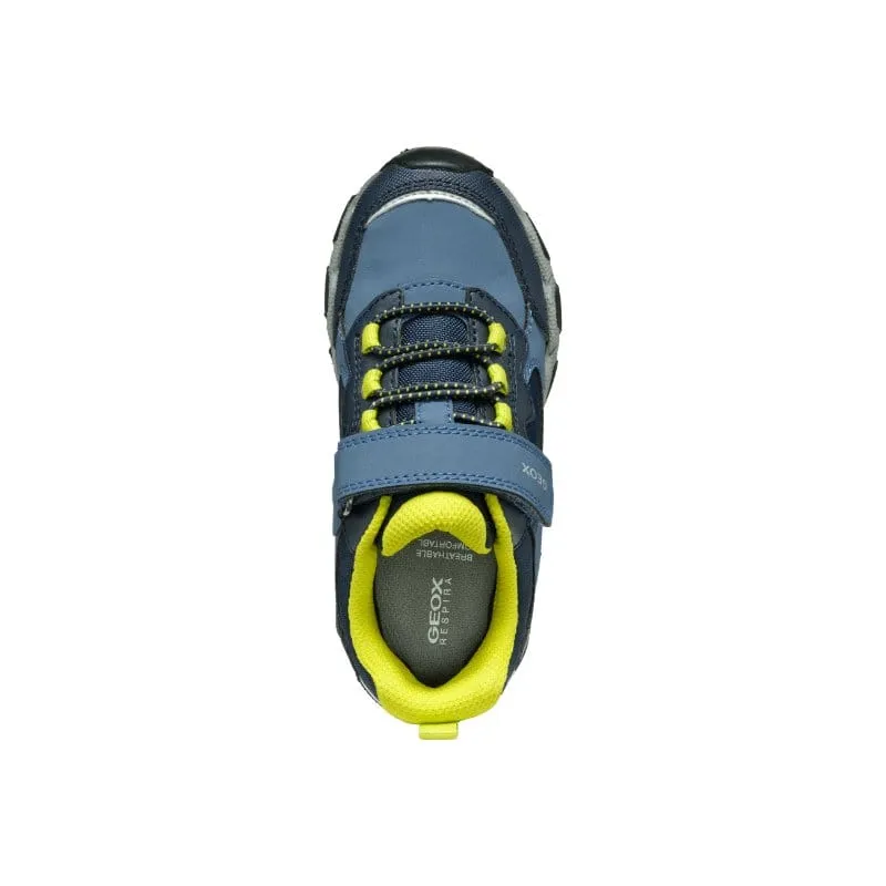 Geox Boys Junior Navy Magnetar Waterproof Shoe - J463ZB