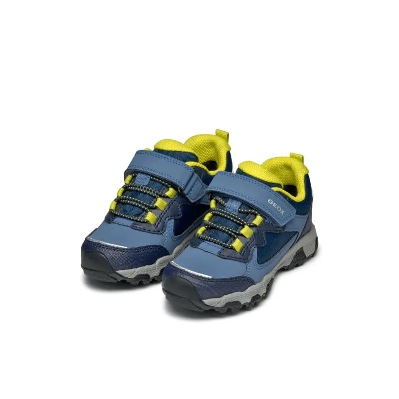 Geox Boys Junior Navy Magnetar Waterproof Shoe - J463ZB