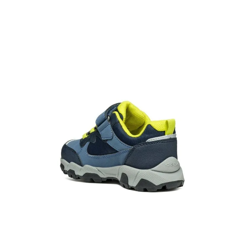 Geox Boys Junior Navy Magnetar Waterproof Shoe - J463ZB