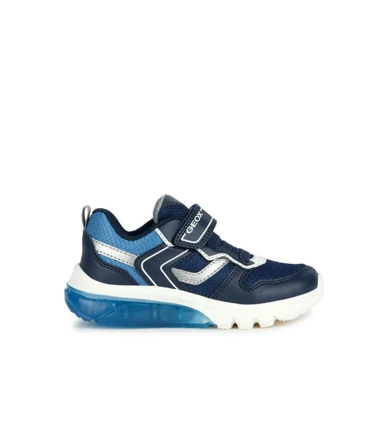 Geox Junior Boys Navy Runners J36LBC