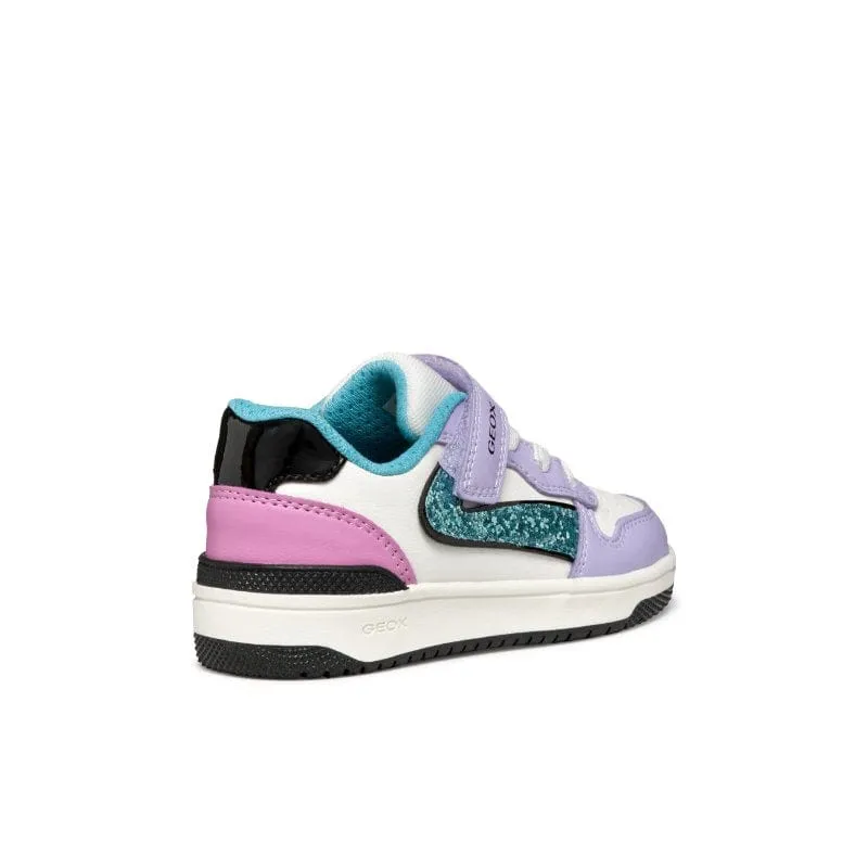 Geox Junior Purple Washiba Girl Low Top Sneakers J55HXA