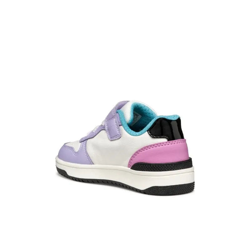 Geox Junior Purple Washiba Girl Low Top Sneakers J55HXA