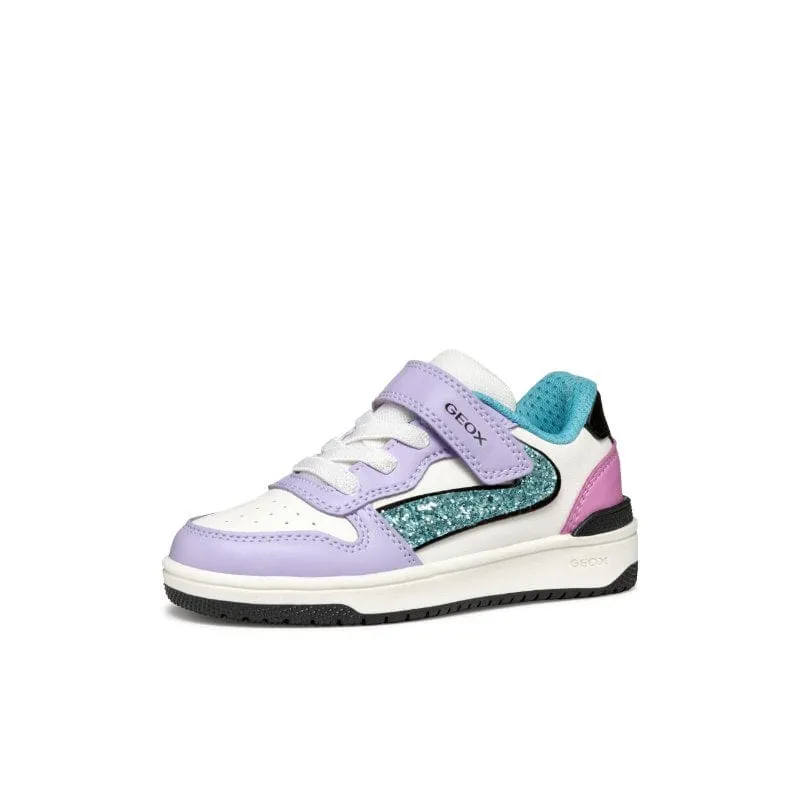 Geox Junior Purple Washiba Girl Low Top Sneakers J55HXA