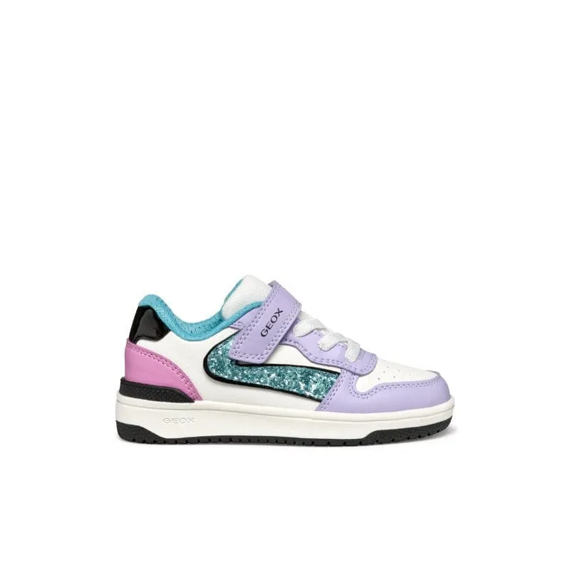 Geox Junior Purple Washiba Girl Low Top Sneakers J55HXA