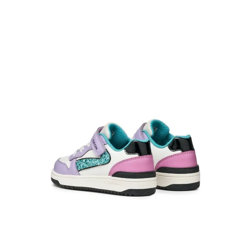 Geox Junior Purple Washiba Girl Low Top Sneakers J55HXA