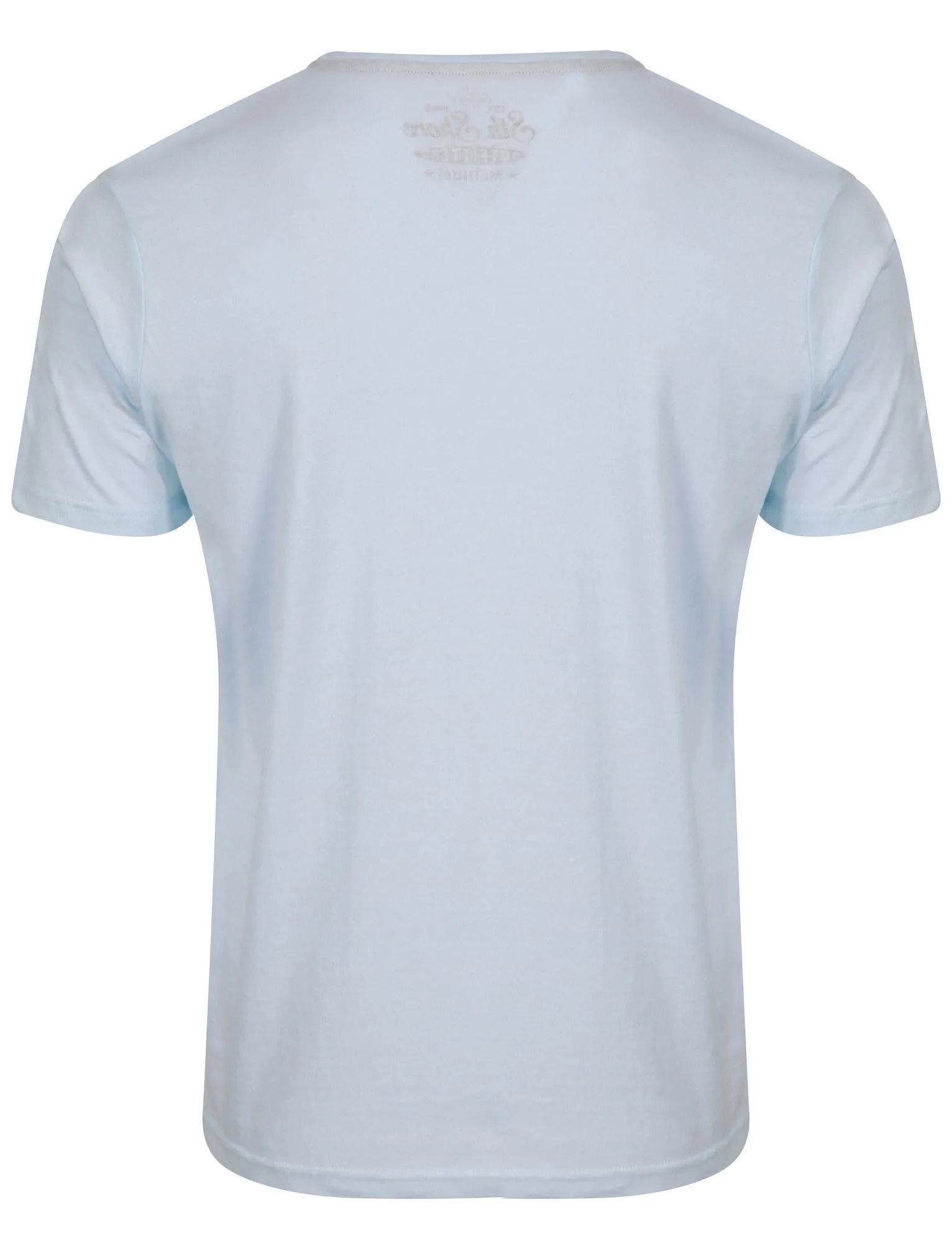 Gift Shop Print T-Shirt in Misty Blue  - South Shore