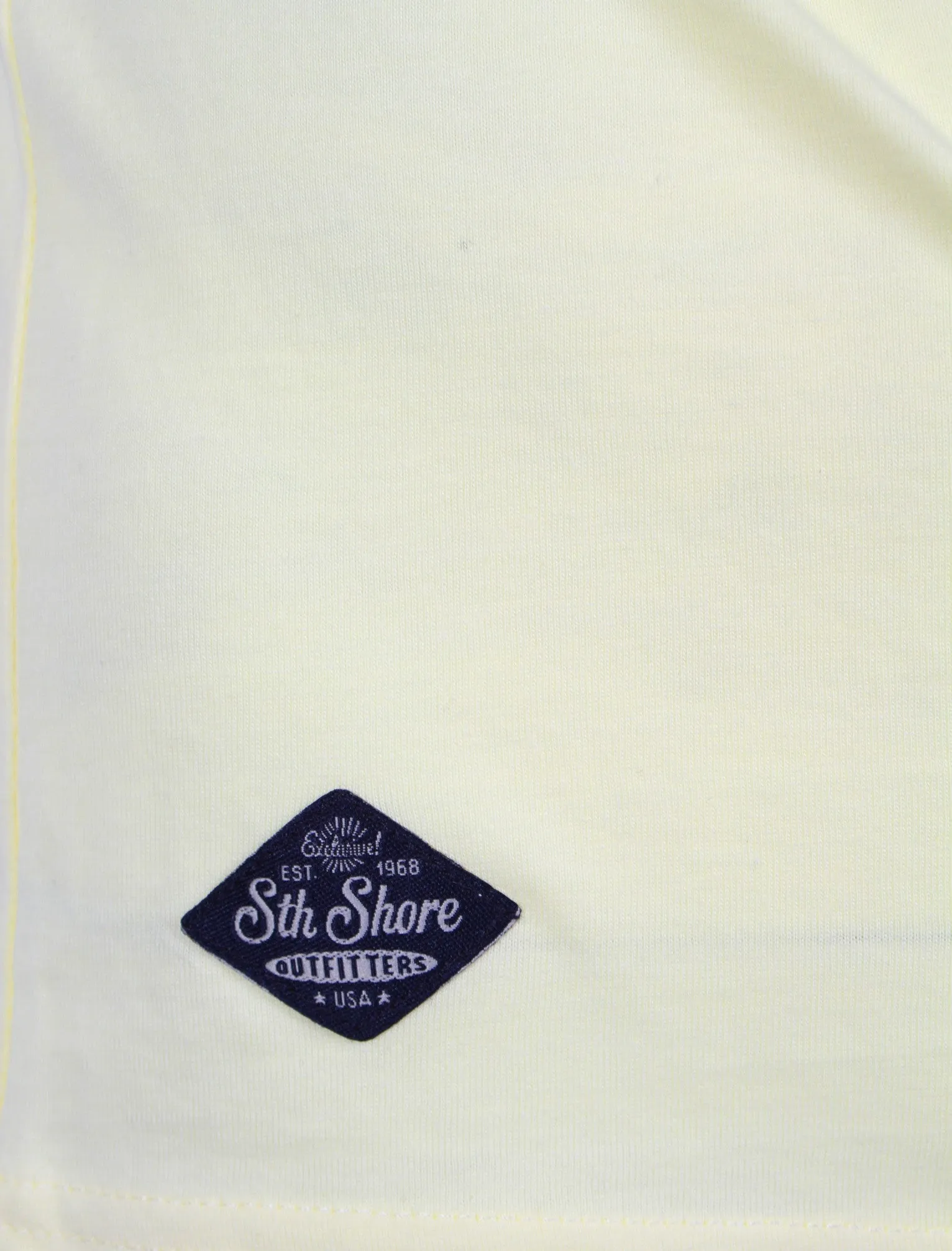 Gift Shop Print T-Shirt in Pale Yellow  - South Shore