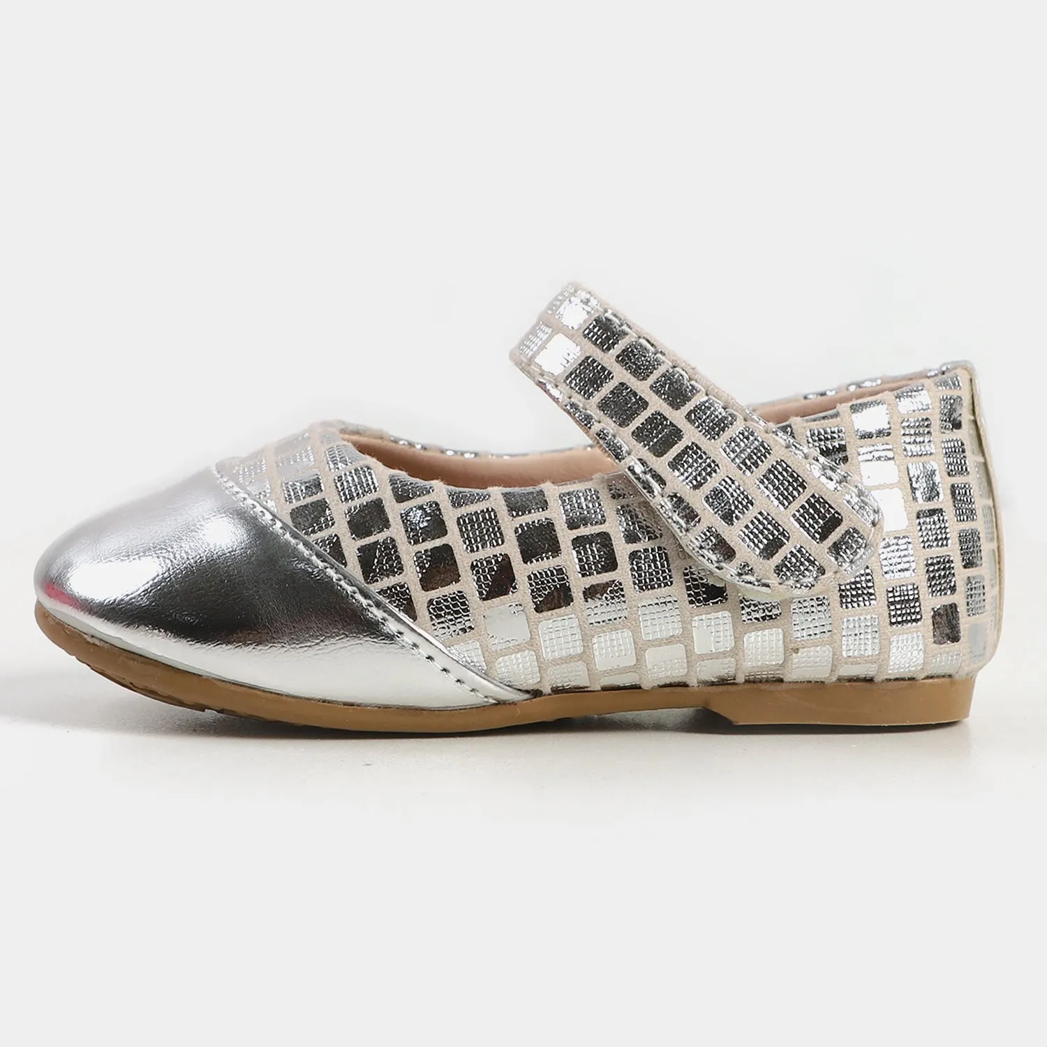 Girls Pumps 640-57 - SILVER