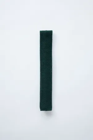 Green Knit Tie