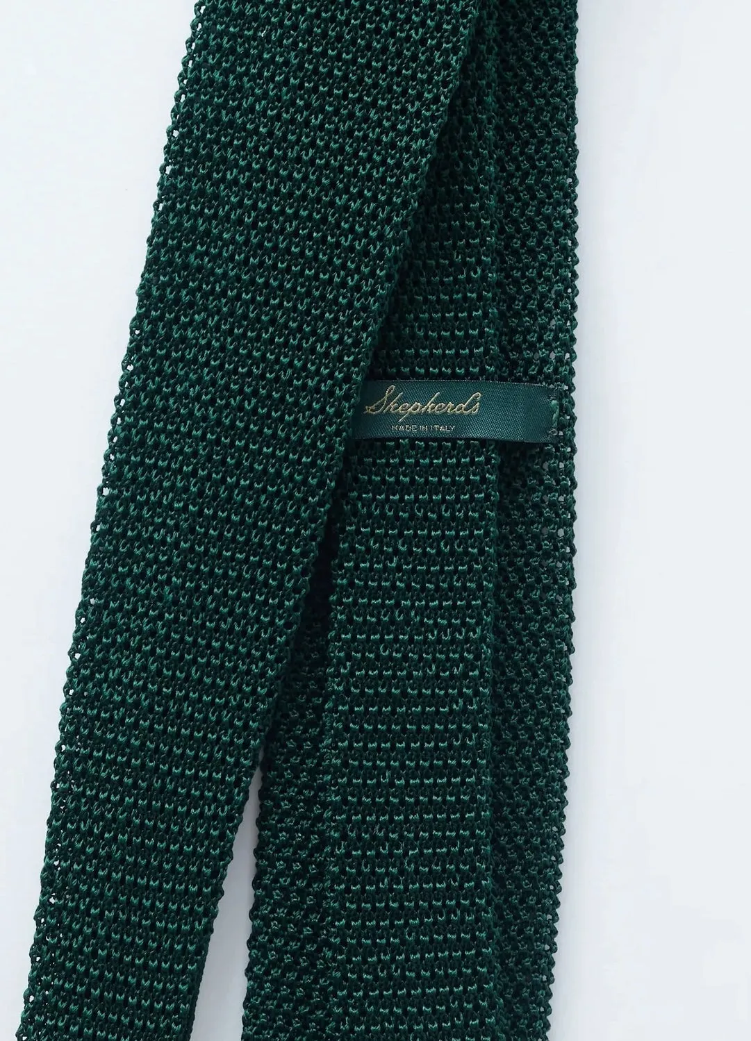 Green Knit Tie