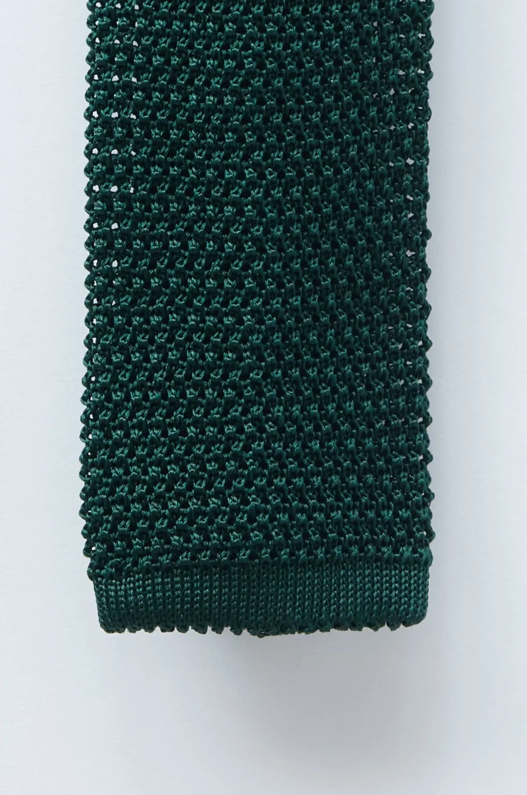 Green Knit Tie