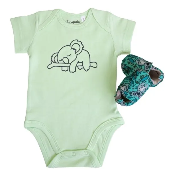 Green Sleeping Koala Set