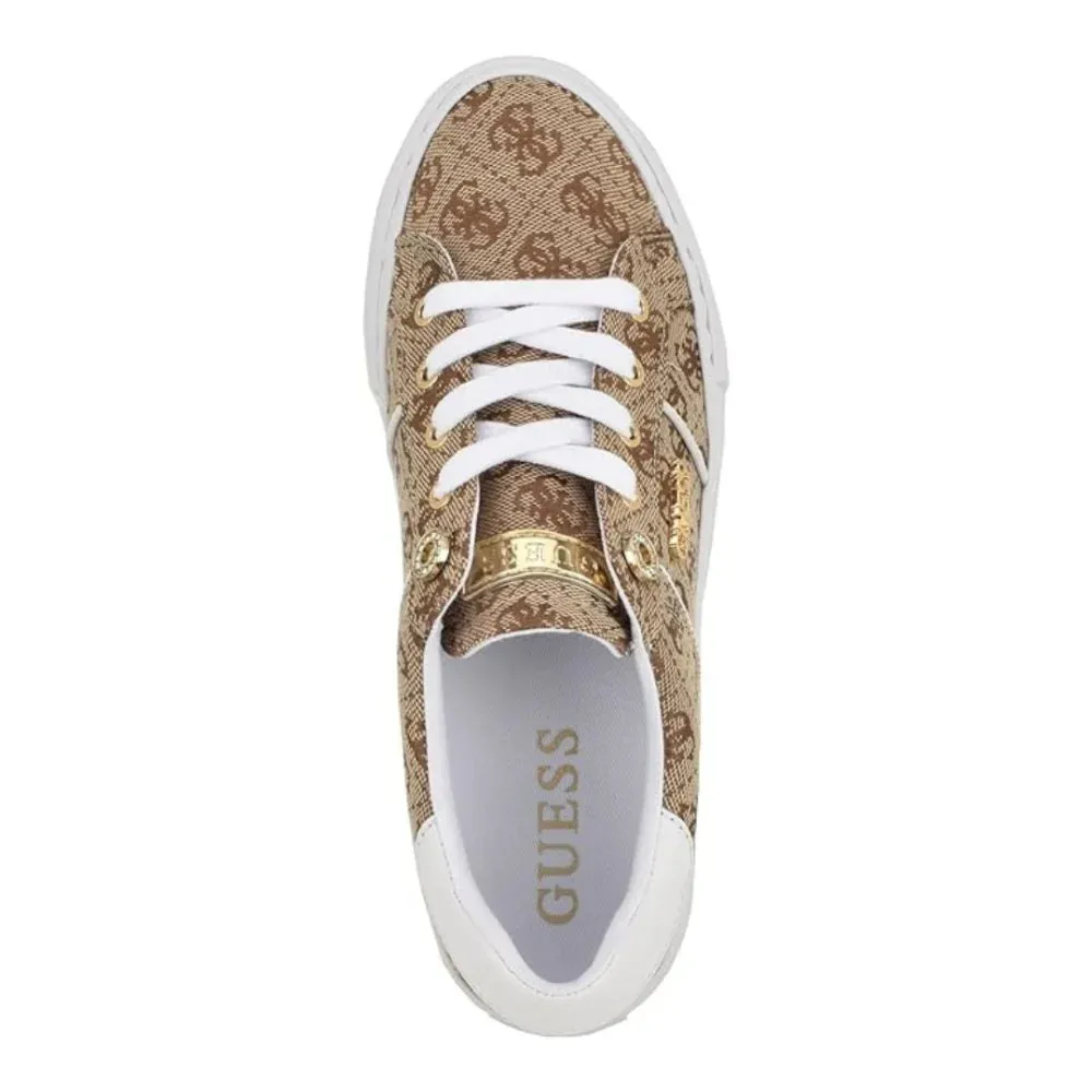 GUESS Loven Monogram Sneakers Women - BRN