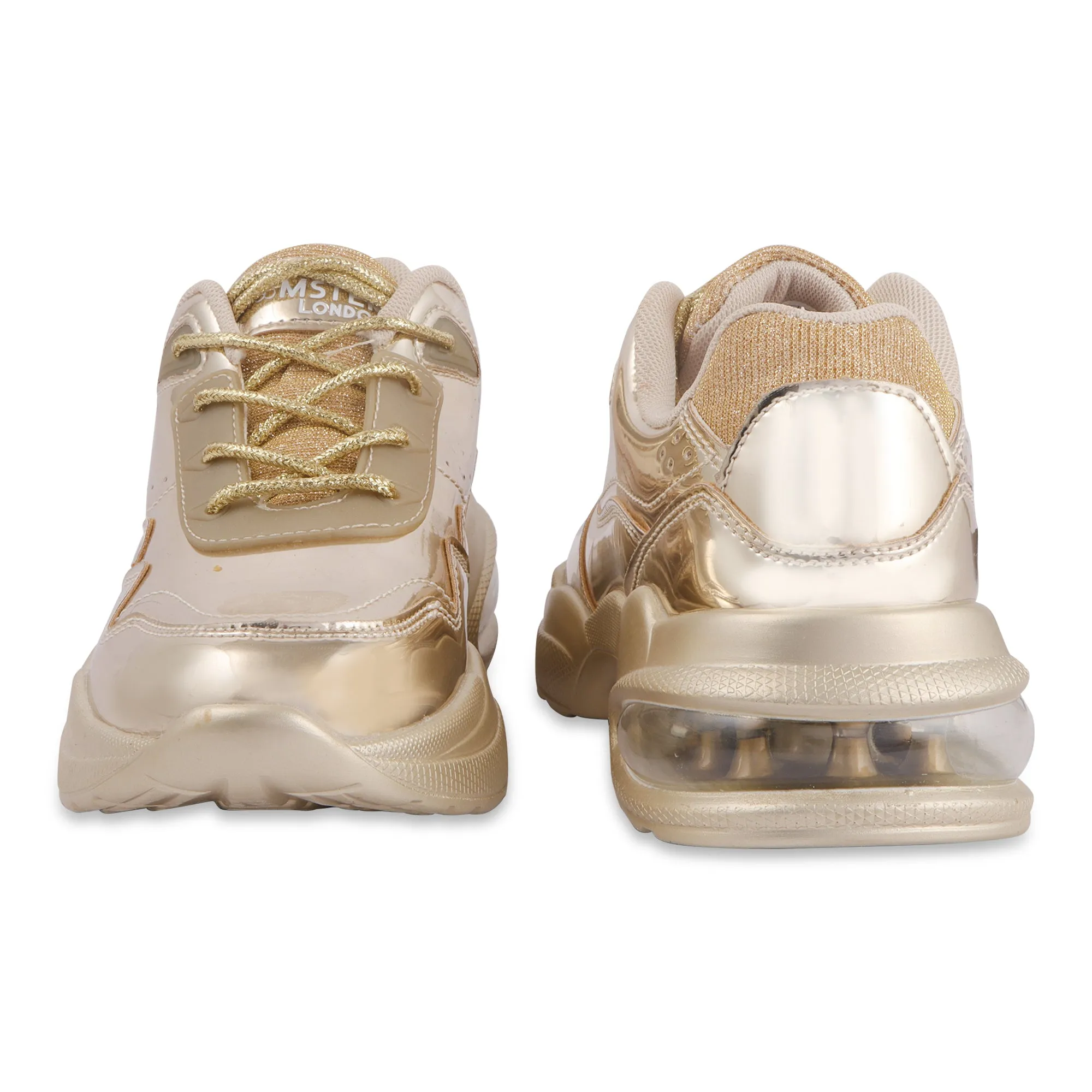 Hamster London Heli Gold Party Sneakers