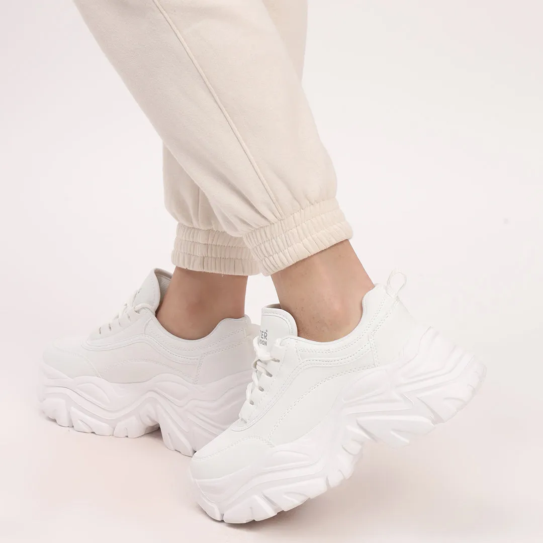 Hamster London Mousehole All White Party Sneakers