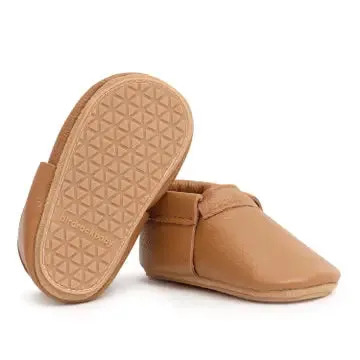 Hard Sole Fringeless Moccasins