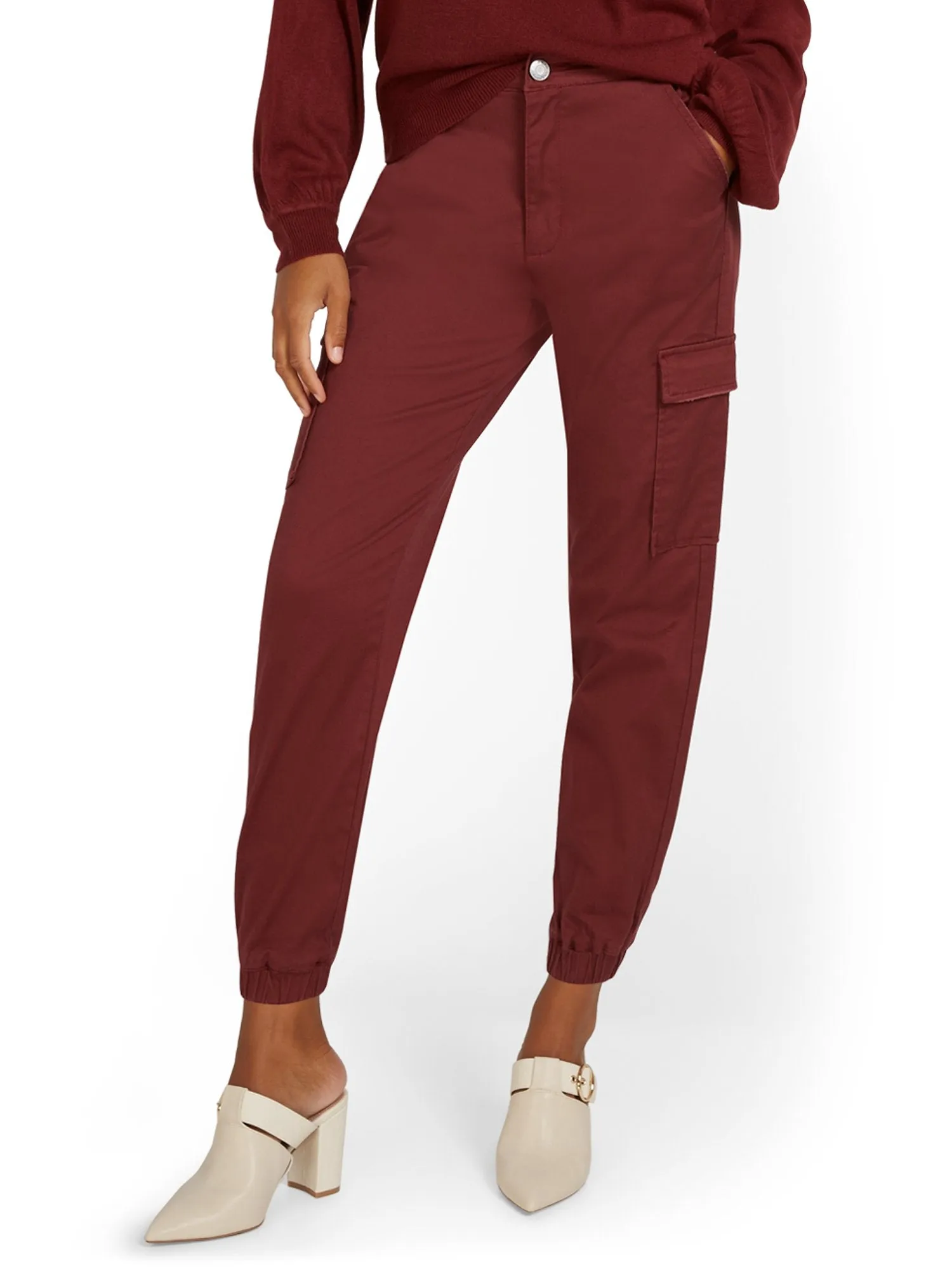 High-Waisted Cargo Jogger Pant