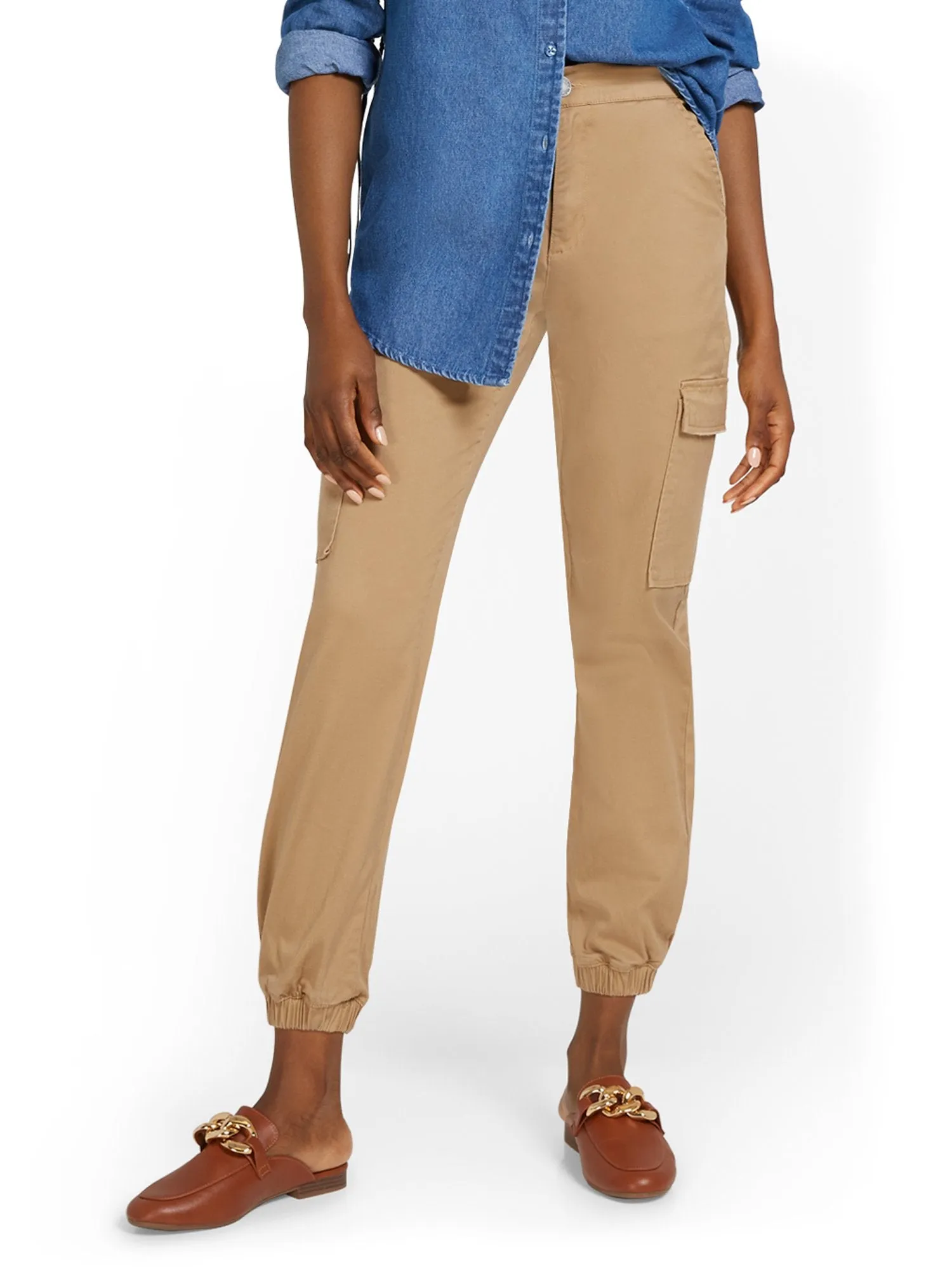 High-Waisted Cargo Jogger Pant