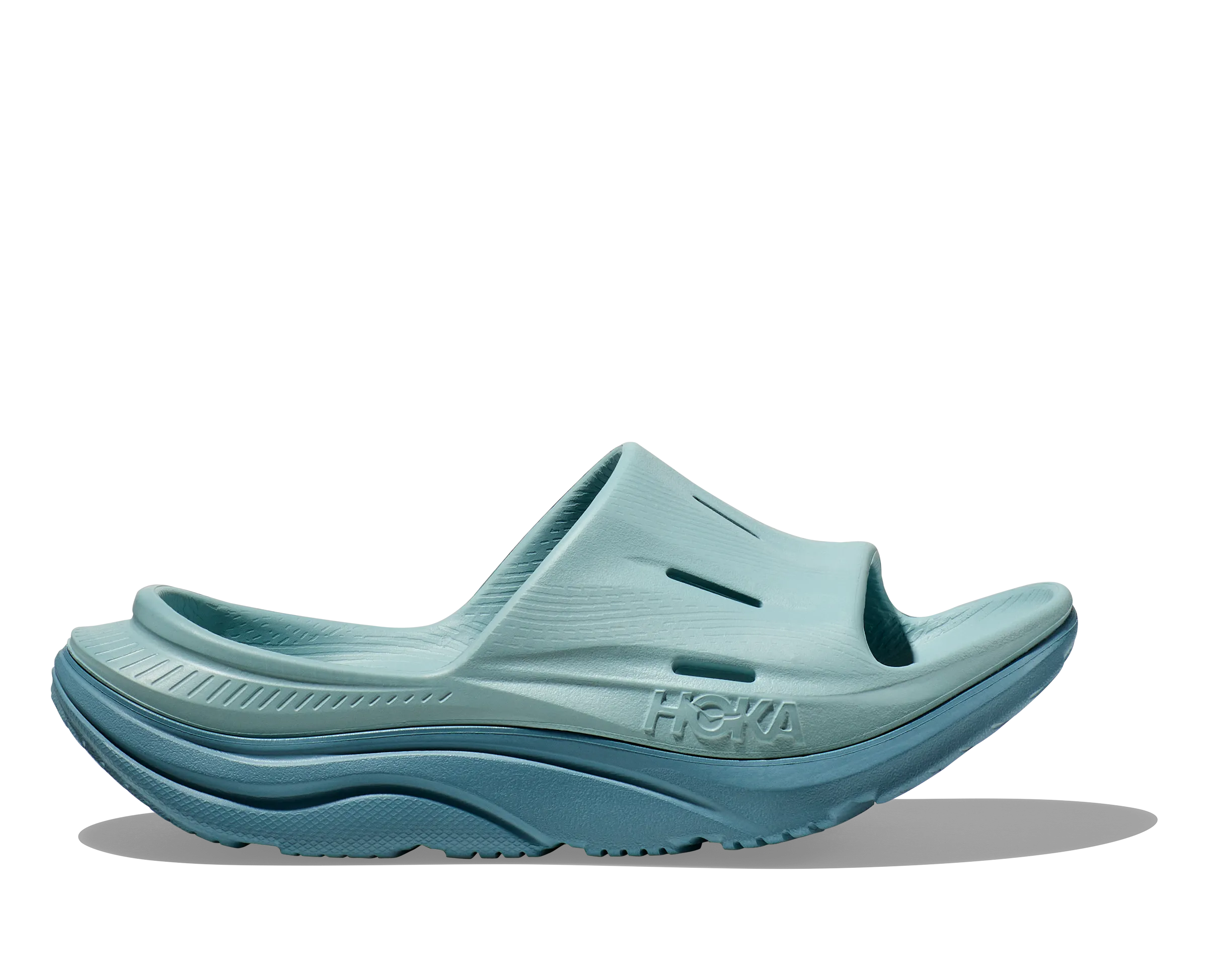 Hoka All Gender/Unisex Ora Recovery Slide 3 Color: Cloud Blue/Stone Blue