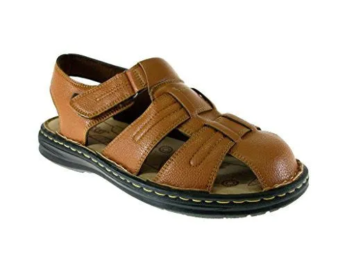 J's Awake Men's Locus-81 Covered Toe Caged Sandals