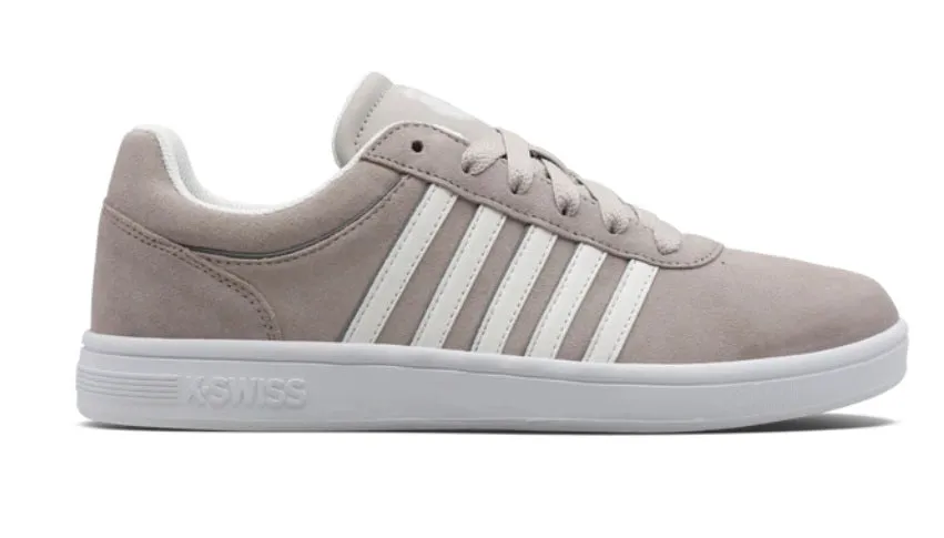 K-Swiss Court Cheswick Trainer - Dove/Blanc De Blanc/Steel Gray