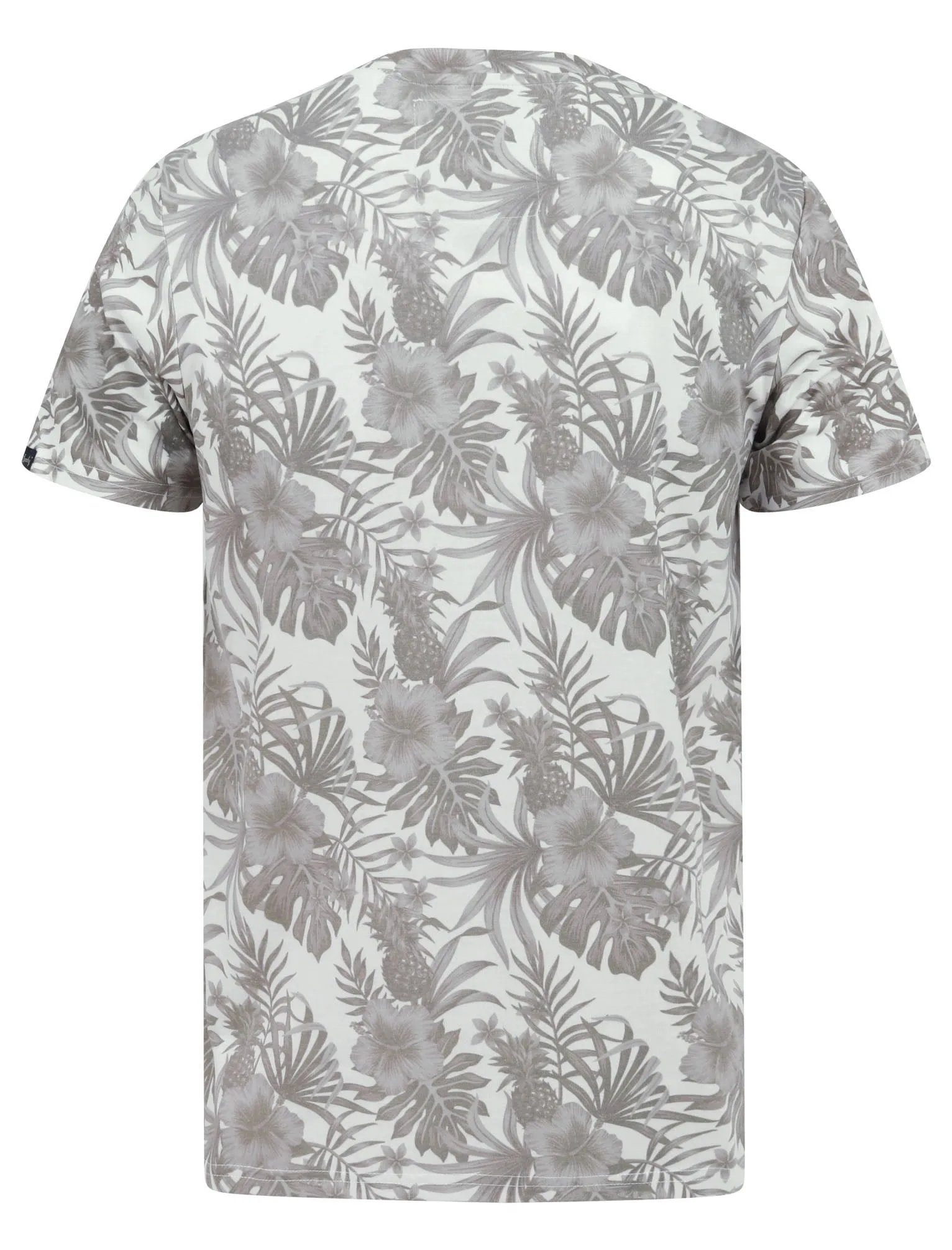 Kahaluu Motif Palm Print Cotton Jersey T-Shirt in Sea Foam Green - Tokyo Laundry