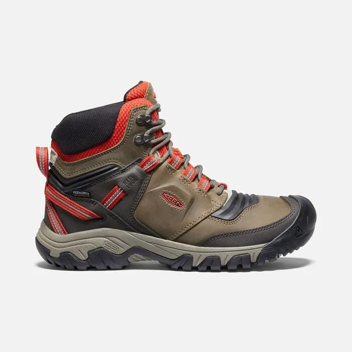 Keen Men's Ridge Flex Mid Waterproof Boot Available in Wide Widths