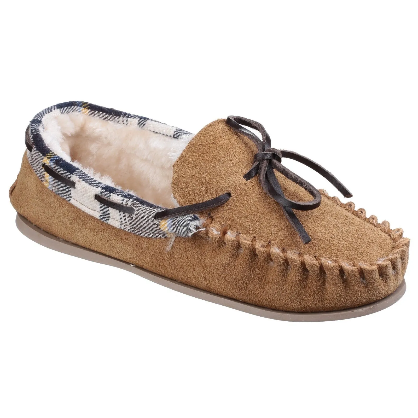 Kilkenny Moccasin Slippers Tan