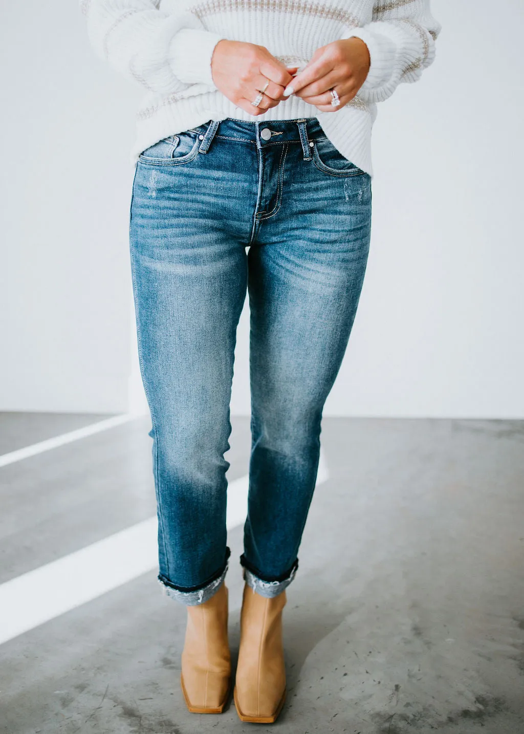 Kindra Slim Straight Jean