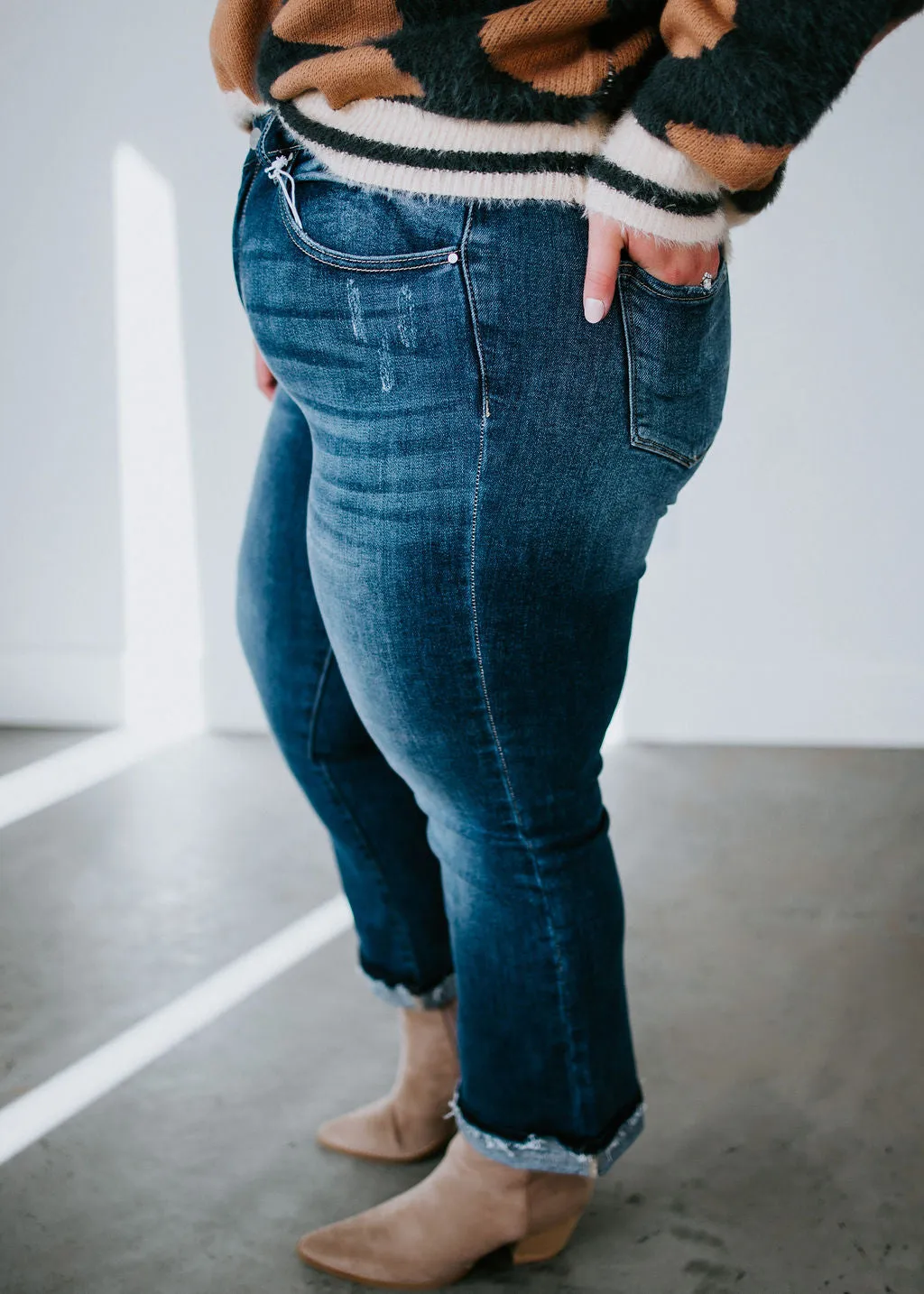 Kindra Slim Straight Jean