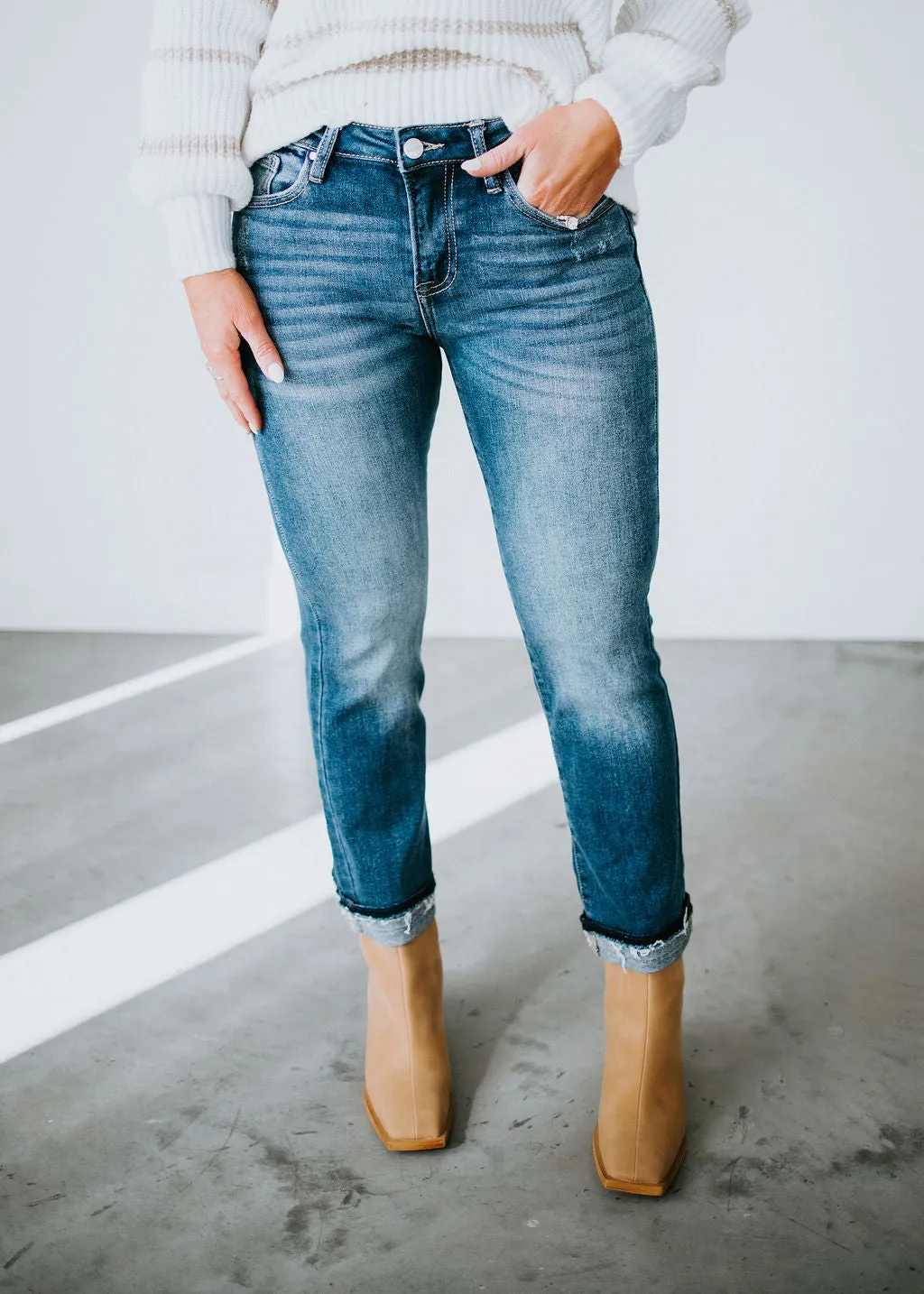 Kindra Slim Straight Jean