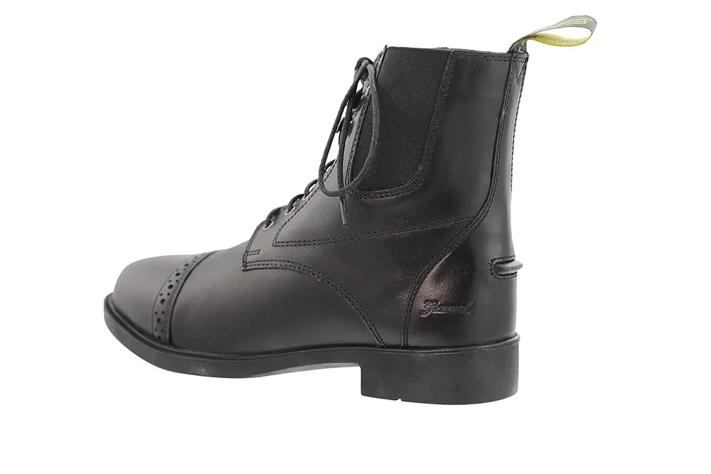 Lace-Up Leather Paddock Boots