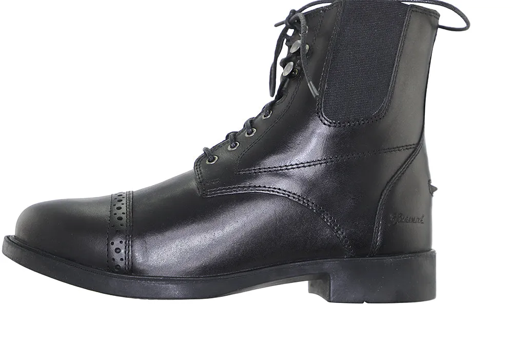 Lace-Up Leather Paddock Boots