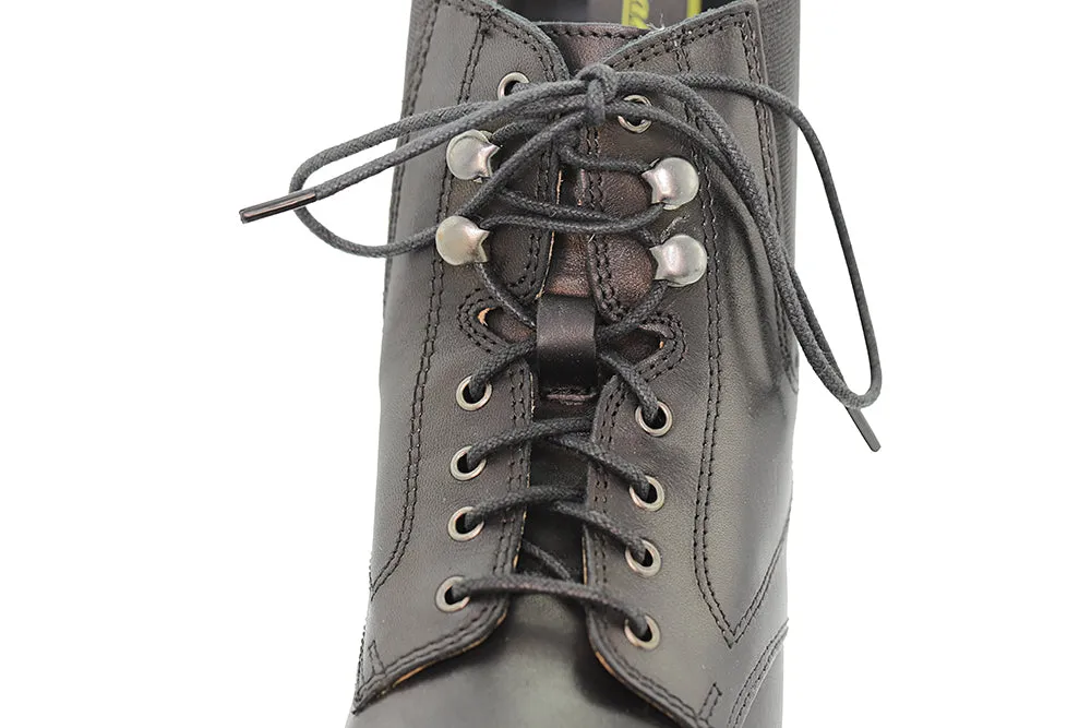 Lace-Up Leather Paddock Boots