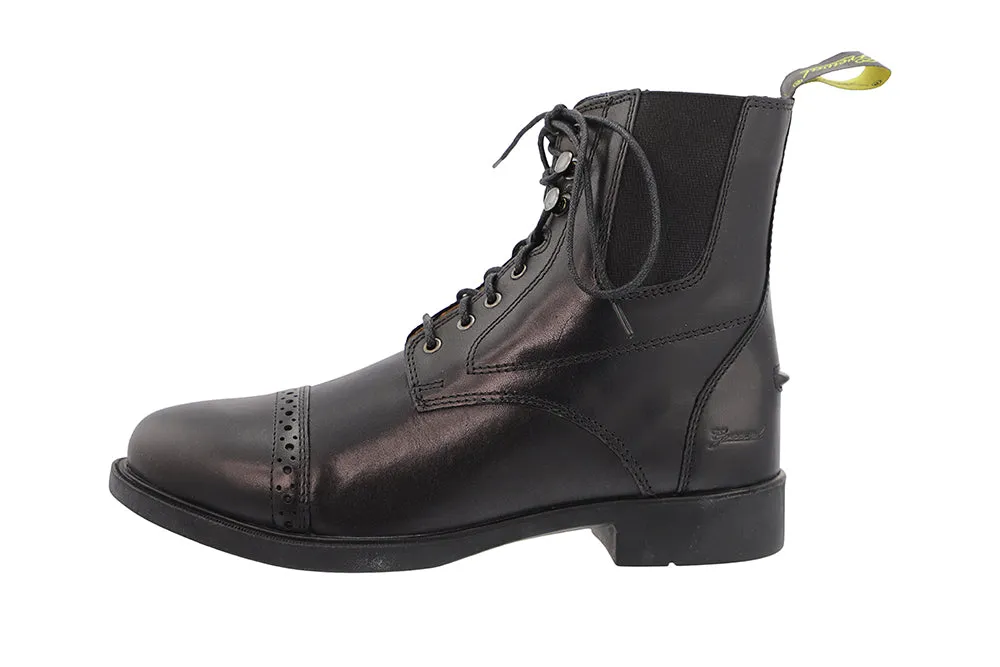 Lace-Up Leather Paddock Boots