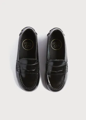 Leather Black Moccasins (26-32EU)