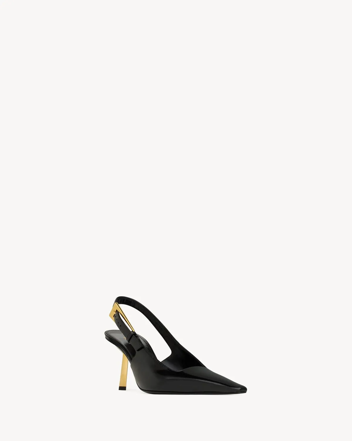 Lee Slingback Pumps In Glazed Leather