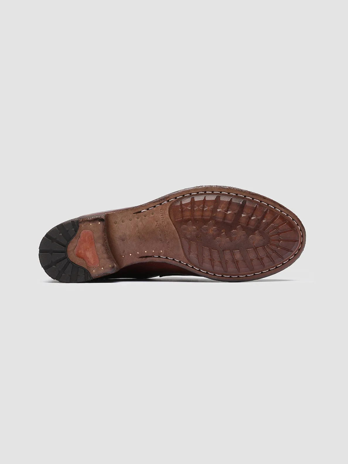 LEXIKON 140 - Tabacco Leather Penny Loafers