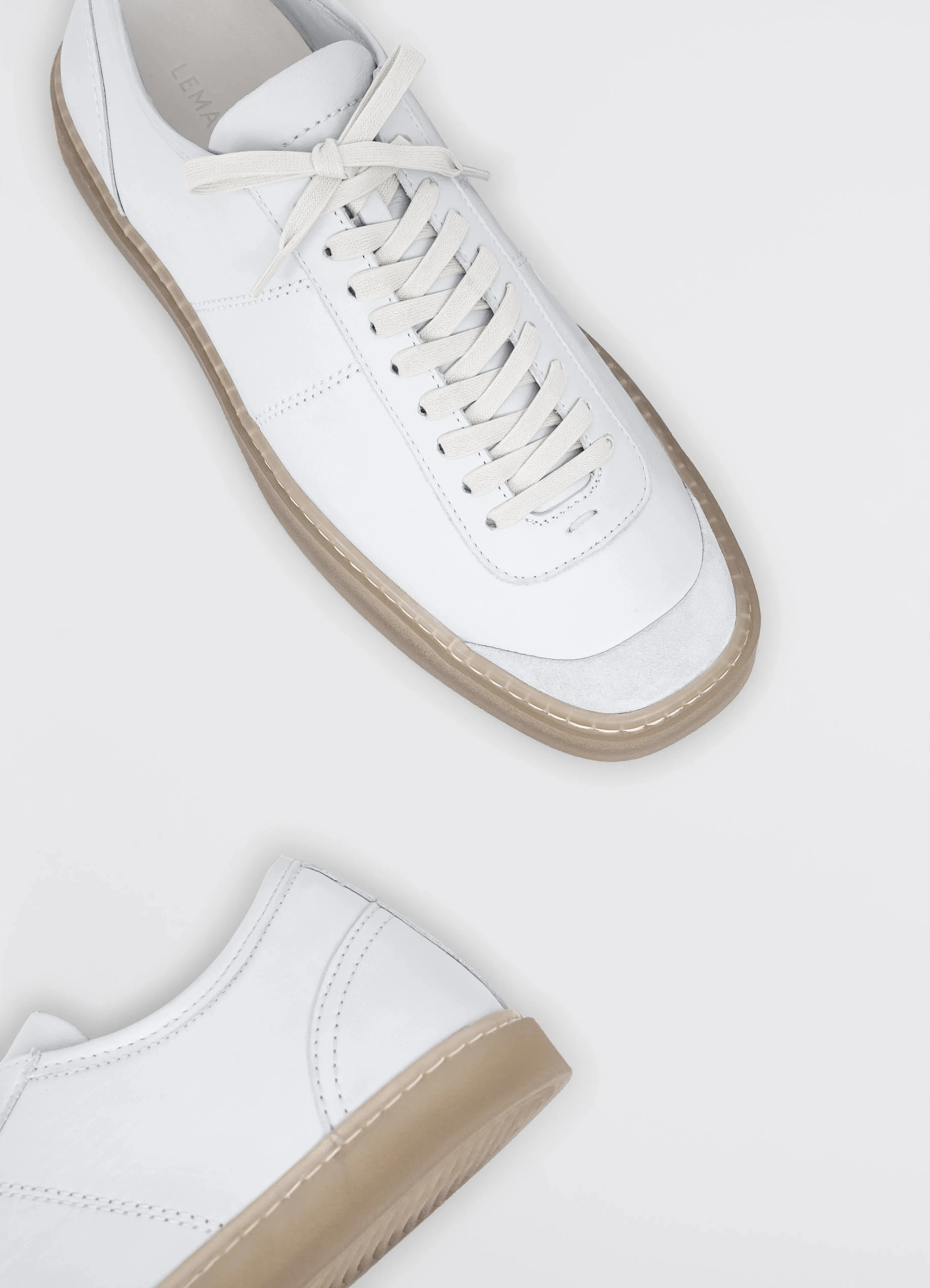 LINOLEUM BASIC LACED UP TRAINERS