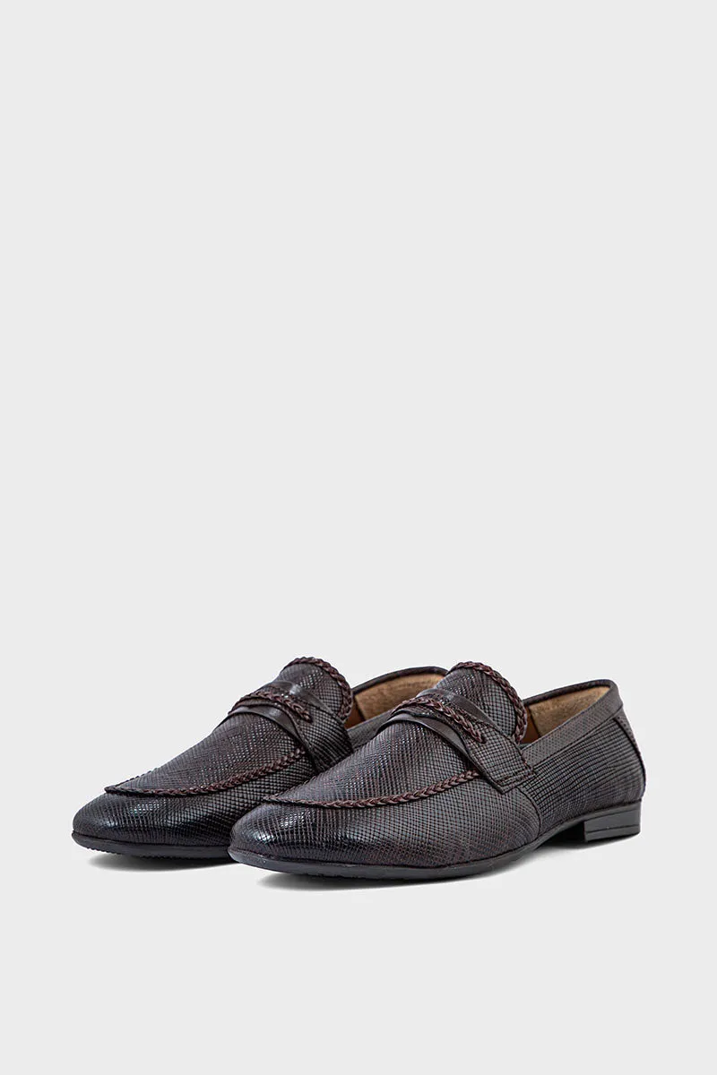 Men Formal Loafers MF7021-Brown