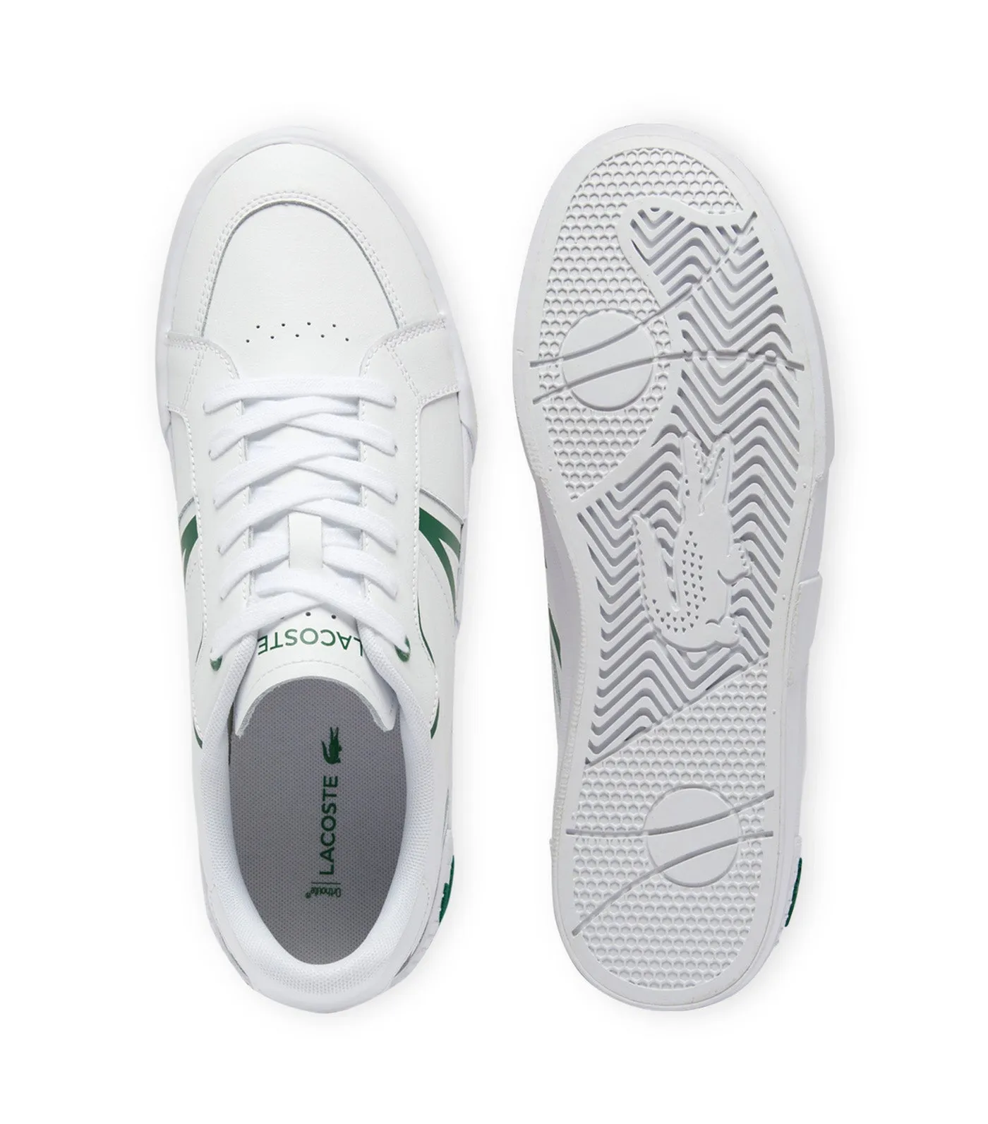 Men's L004 Trainers White/Green