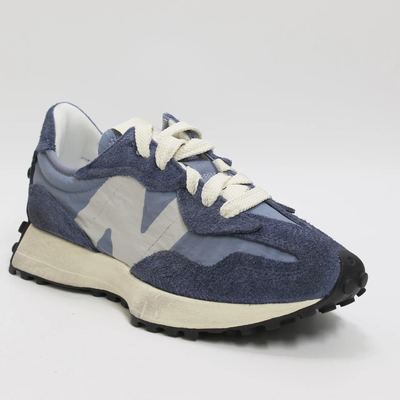 Mens New Balance 327 Vintage Indigo Trainers