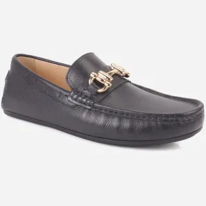 Mens "SHABZ" Leather Slip-on Moccasins