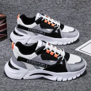 Men's Shoes Spring  Trendy Sports Casual Borad Shoes Versatile Summer Breathable Sneakers Running Daddy Tide Shoes