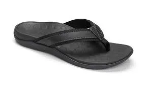 Men's Tide Toe Post Sandal in Black