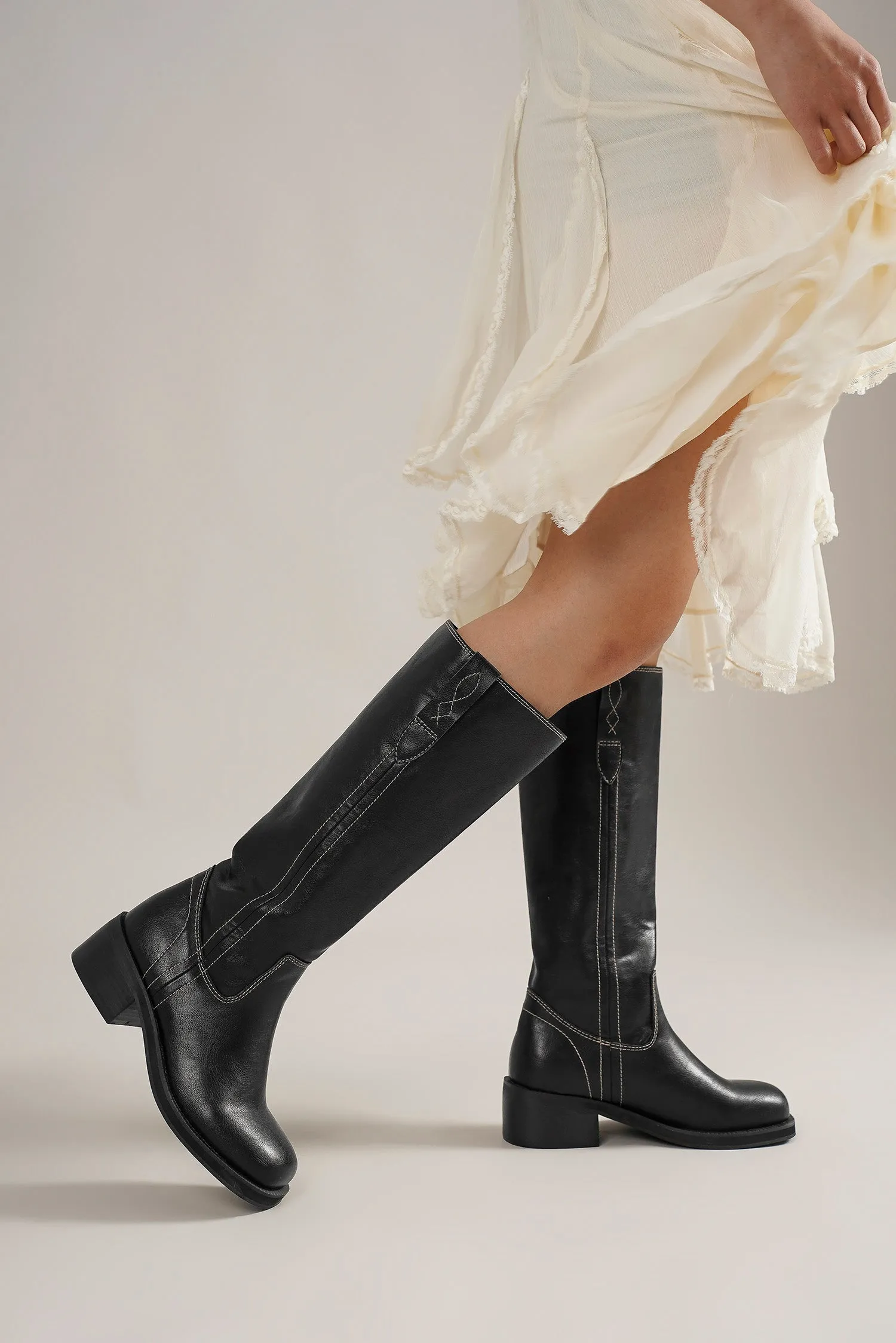 MILLS-09 Classic Knee-High Boots